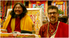 Khenpo Choga with Hazlitt December 2008